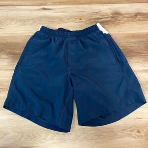 BirdDogs Mens Shorts Medium Navy Blue Elastic Waist Lined Drawstring Athletic